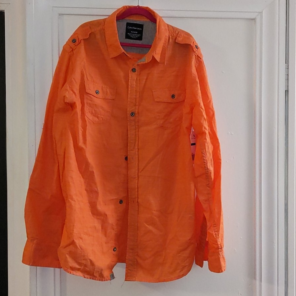 Brand new calvin klein button down shirt
